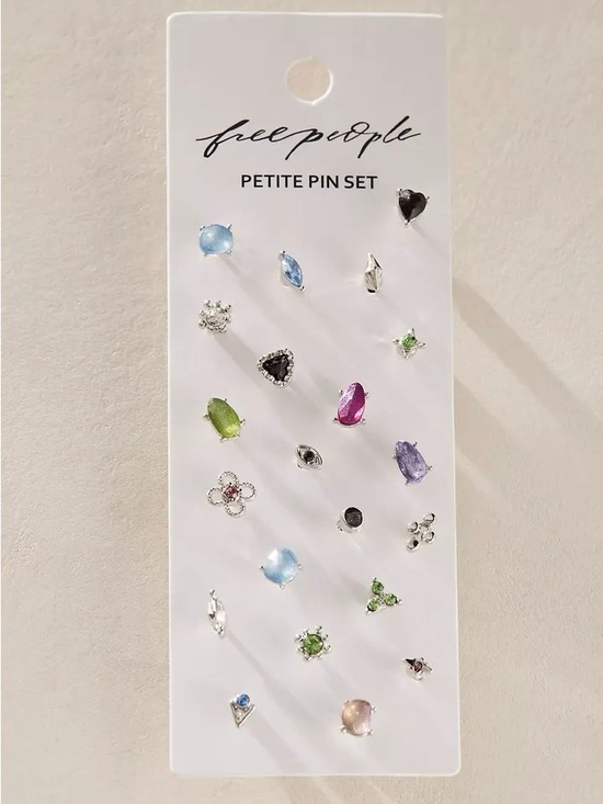 Free People Accessories - Free People Assorted Crystal Petite Pin Set